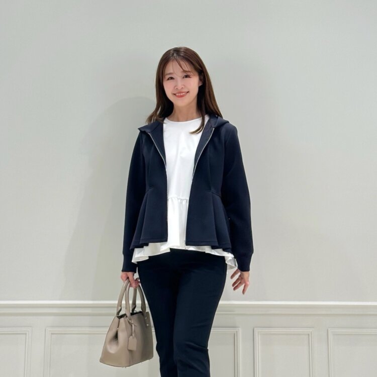SALE】今買うならコレ！＜ボアカラーペプラムコート＞— 上質ウールで冬