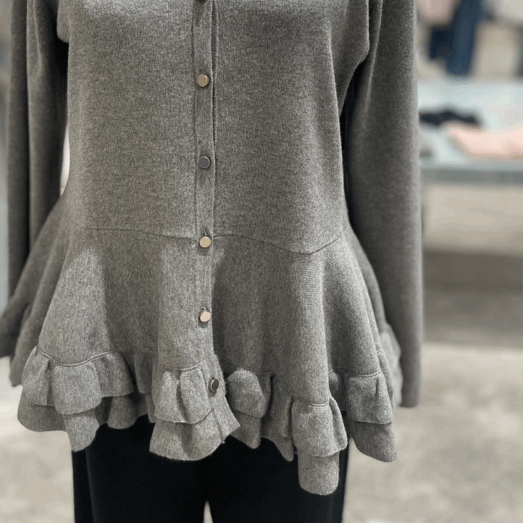 FEW ITEMS / ＜パールボタンノースリーブシャツワンピース＞のネイビー