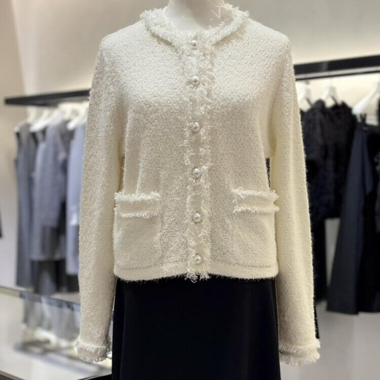 FINAL SALE】50%OFF！今すぐ着られるUVカット半袖ニット | m-i-d | M