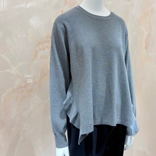 WINTER SALE】50%OFF＜ ダンボールニットギャザー切替ワンピース